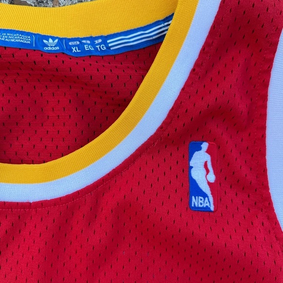 Clyde Drexler NBA Houston Rockets XL Jersey Basketball 22 Adidas Originals - Picture 4 of 7